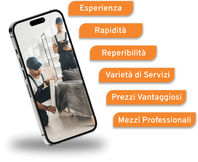 grafica telefono con elenco punti di forza di www.traslochi-trasporti-facchinaggio.it